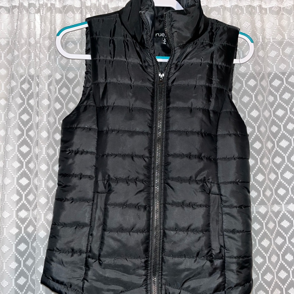 Black Puffer Vest